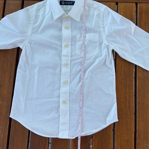 Crewcuts Kids White Dress Shirt in Size 4/5 EUC - Picture 5 of 11